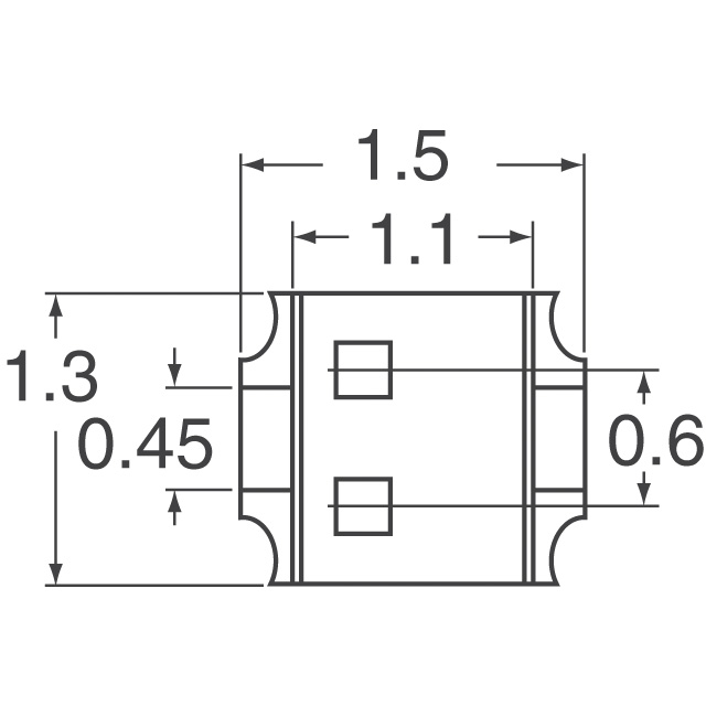 SML-521MUWT86 Rohm Semiconductor  Indication LED - Discrète